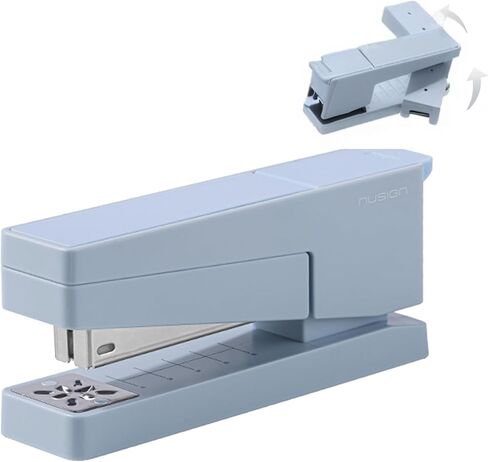 Stapler Swing-Arm Stapler ، قاعدة دوارة 360 درجة ، سعة 25 ورقة ، تناسب 24/6 و 26/6 ، بناء معدني متين مع وسادة غير انزلاق للاستخدام المكتبي والمنزل (أخضر) in Kuwait