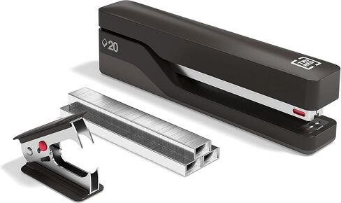 Staples Tru Red TR58081 Desktop Stapler Kit ، سعة 20 ورقة ، أسود in Kuwait