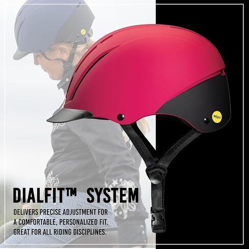 Troxel Spirit MIPS Duratec Horseback Riding Helmet Black S in Saudi Arabia
