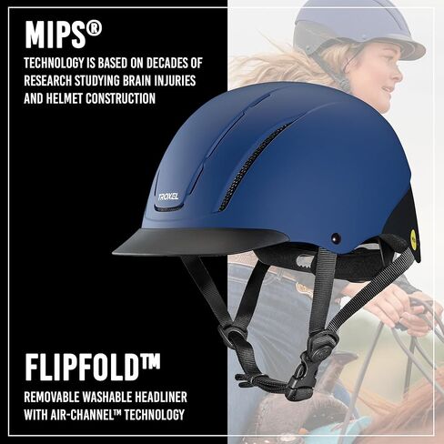 Troxel Spirit MIPS Duratec Horseback Riding Helmet Black S in Kuwait