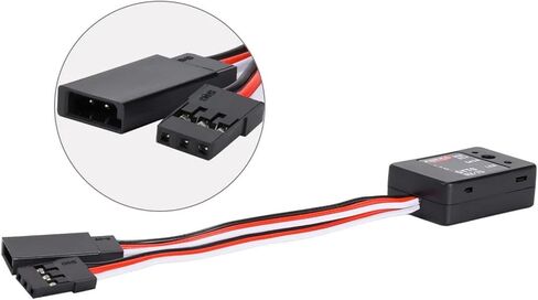 RC Gyro Mini Gyroscope Sensitivity Adjustable Stability Control 4.8-7.4V for 1/10 1/12 RC Crawler Car/Boat/Drift Racing/Monster Truck/Short-Course Truck/Robot/Boat in Saudi Arabia