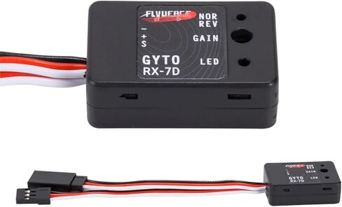 RC Gyro Mini Gyroscope Sensitivity Adjustable Stability Control 4.8-7.4V for 1/10 1/12 RC Crawler Car/Boat/Drift Racing/Monster Truck/Short-Course Truck/Robot/Boat in Saudi Arabia