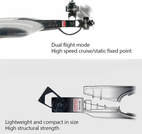 Ranger T1 VTOL Remote Control Airplane with Camera, 2.4G EPP RC Plane Vertical Takeoff Landing Fixed-Wing RC Aircraft with Flight Controller, Helicopter Toy Gift -RTF in Kuwait