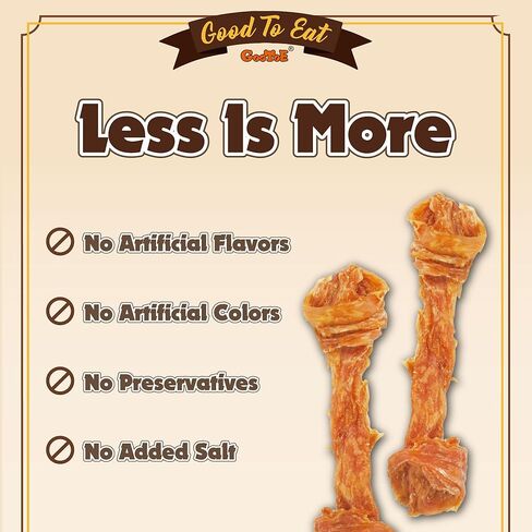 Gootoe Turkey Tendon Dog Treats, Bone (L) 3.53 oz, USA-Sourced Turkey Tendon, Natural Snack, Premium Puppy Chews, Hypoallergenic, Reseal Value Bags, Size for Large Dogs in Kuwait