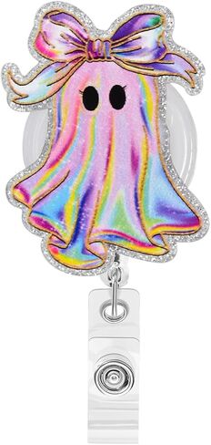 TIS The Season Fall Pumpkin Badge Beads Autumn Retractable Retractible Retraction For Nurse Doctor Teacher Exhiviving Badge Cenligh in Kuwait