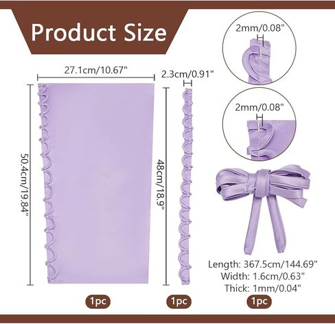 NBEADS Corset Dress Zipper Replacement, Adjustable Fit Satin Corset Back Kit for Formal Prom Dress Gown, Lilac in Saudi Arabia