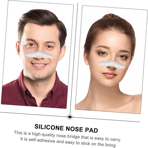 Veemoon 10pcs Anti-Fog Nose Bridge Strips for Masks Comfortable Nose Protection Pads for Adults Accessories for Better Fit and Comfort in Saudi Arabia