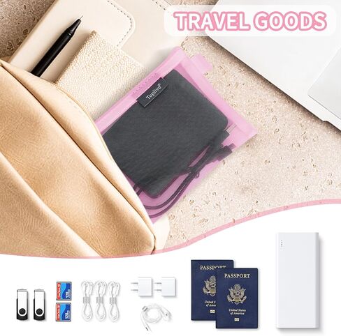 Toplive 4pcs Pencil Case Set, Bulk Clear Exam Pencil Pouch, Nylon Clear Pouches with Zipper, Makeup Bag for Women, Portable Office School Stationery Storage Pouch for Students, Black Grey Pink Blue in Saudi Arabia