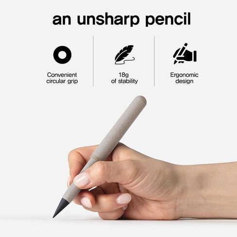 Zai Compact Infinite Pencil-قلم جرافيت صغير ، صديق للبيئة ، لا حاجة إلى شحذ ، حجم محمول ، صلابة HB in Saudi Arabia