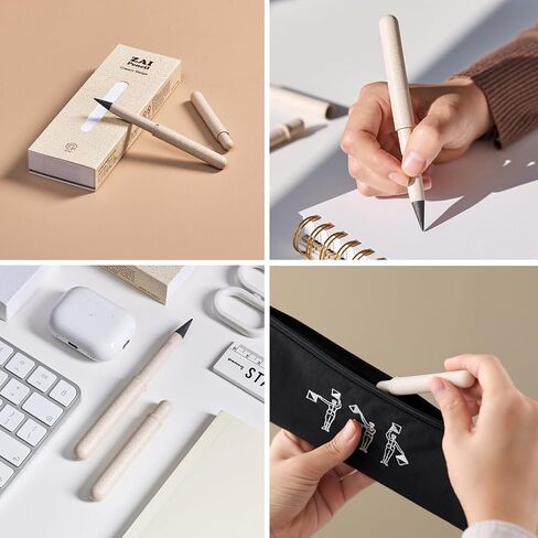 Zai Compact Infinite Pencil-قلم جرافيت صغير ، صديق للبيئة ، لا حاجة إلى شحذ ، حجم محمول ، صلابة HB in Saudi Arabia
