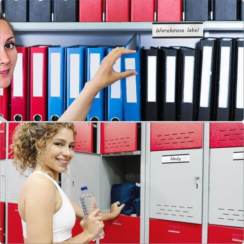 QWORK Magnetic Label Holders, 30 Pack 1x3 Inches C Channel Magnetic Data Card Holders for Metal Shelf and Rack in Saudi Arabia