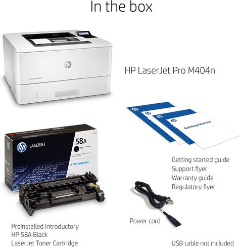 HP Laserjet Pro M404N Printer ، White (متجدد) in Saudi Arabia