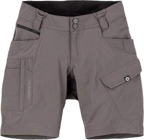 شورتات العمل النسائية من TRUEWERK - T1 Werkshorts، ماصة للرطوبة، شورتات كارجو متعددة الجيوب مع تمدد في 4 اتجاهات in Kuwait