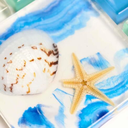 بلاط الزجاج الساحلي الفسيفساء باكسبلاش باكسبلاش مع لهجات قذيفة حقيقية قزحي in Kuwait