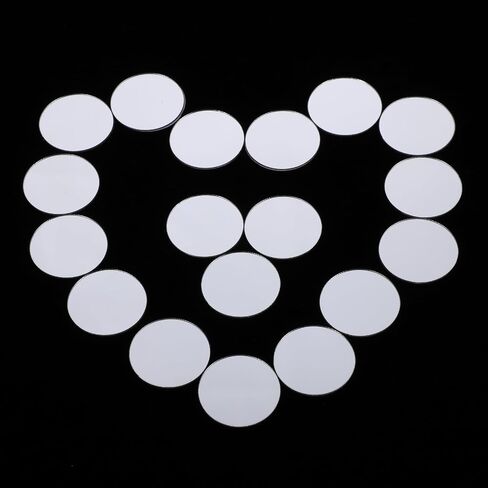 50 Pcs Small Round Craft Mirrors Circles Craft Mirrors Tiles Mini Acrylic Mirror Tiles 1 inch Mosaic Mirror Tile for DIY Crafts Wall Decor Jewelry Making in Saudi Arabia