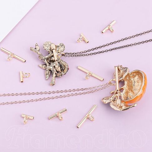 Framendino ، 12 قلادة قابلة للتحويل من Framendino و Brooch Adapter Pin إلى محولات محولات قلادة ملحقات المجوهرات لصنع DIY in Saudi Arabia
