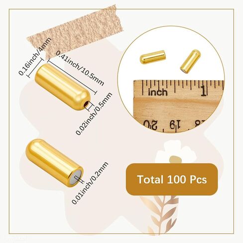 SUNNYCLUE 1 Box 100Pcs Stick Pin Ends Metal Pin Caps Gold Brass Safety Lapel Brooch Small Locking Backing Clasps Keepers Stoppers Findings with Rubber Inside for Jewelry Making DIY Crafts Accessories in Saudi Arabia