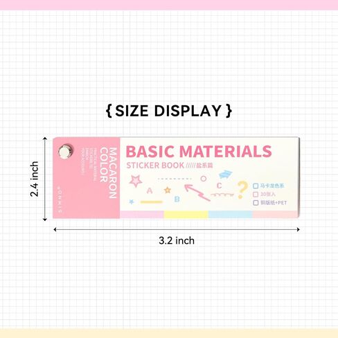 PRSTINCOL Cute Sticker Book，30 Sheets Glitter Aesthetic Decorative Stickers for Scrapbooking,Stars Heart Letter Glitter Self-Adhesive Stickers for Photocards, Journal,Scrapbook（Indie Style） in Kuwait