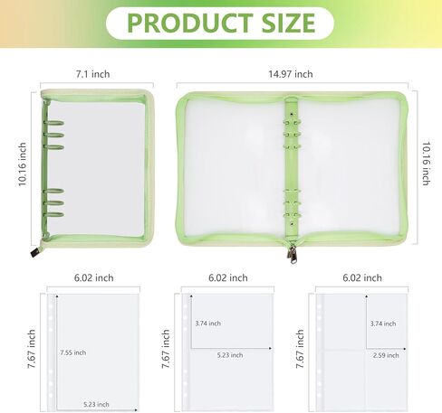 Sticker Organizer Binder Album - Reusable Sticker Storage Collecting Book with 40 Sheets of Pocket Page and A5 Size Zipper Closure Clear Cover (Gray) in Kuwait