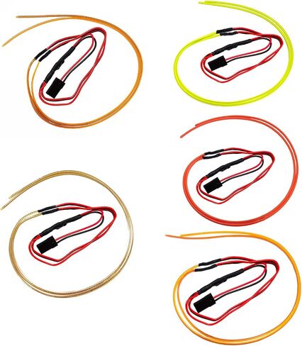 Luminous RC LED Light Strip Flexible Cuttable for SCX24 TRX4M UTB18 1/24 1/18 Crawlers Upgrade Components (Pinkish Purple) in Saudi Arabia