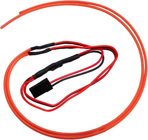 Luminous RC LED Light Strip Flexible Cuttable for SCX24 TRX4M UTB18 1/24 1/18 Crawlers Upgrade Components (Pinkish Purple) in Saudi Arabia