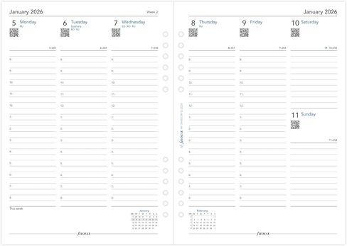 Filofax A5 Week على صفحتين in Saudi Arabia