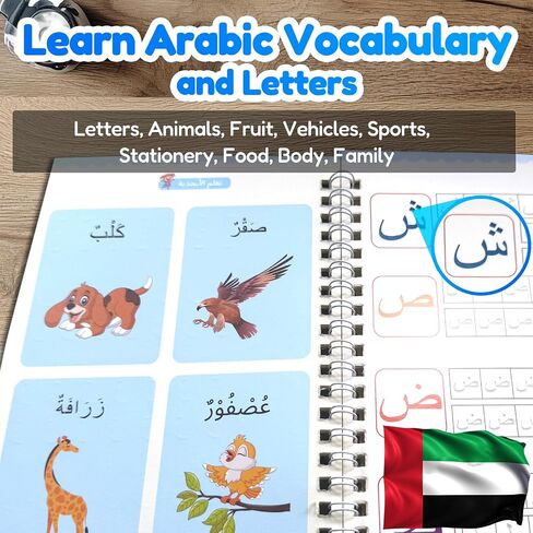 4 كتب ممارسة التتبع السحري - كتب مخبوزة لكتاب النسخ الإسبانية للأطفال ، مصنفات ممارسة الكتابة القابلة لإعادة الاستخدام بدون دموع ، وتختفي الحبر للأطفال الصغار في مرحلة ما قبل المدرسة (الإسبانية) in Kuwait