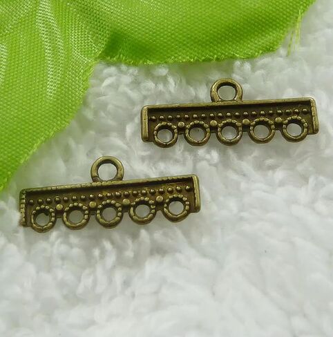 240 pcs Bronze plat onnectors 25x10mm B2057 in Saudi Arabia