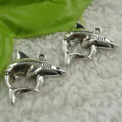 220 pcs Tibet Silver Dolphin 24x23x4mm B4424 in Saudi Arabia