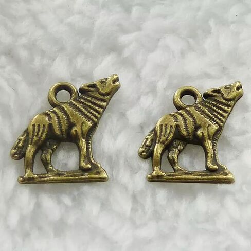 400 pcs Bronze Plated Lion 15x14mm B279 in Saudi Arabia