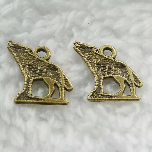 400 pcs Bronze Plated Lion 15x14mm B279 in Saudi Arabia