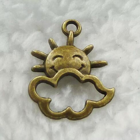 400 pcs برونزية مطلي بالشمس السحابة 21x16mm B273 in Kuwait