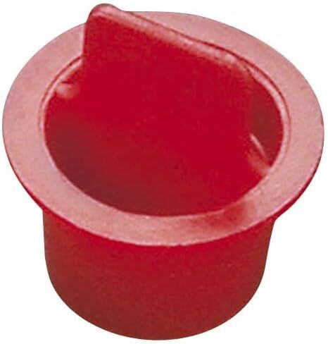 Caplugs CPT-7 CPT Series – Plastic Center Pull-Tab Tapered Plug, 100 Pack, Red LD-PE, Cap OD 0.84" x Plug ID 0.688" Hole Protection, Leak Prevention, Masking, Painting, Powder Coating (ZCPT7Q1) in Saudi Arabia