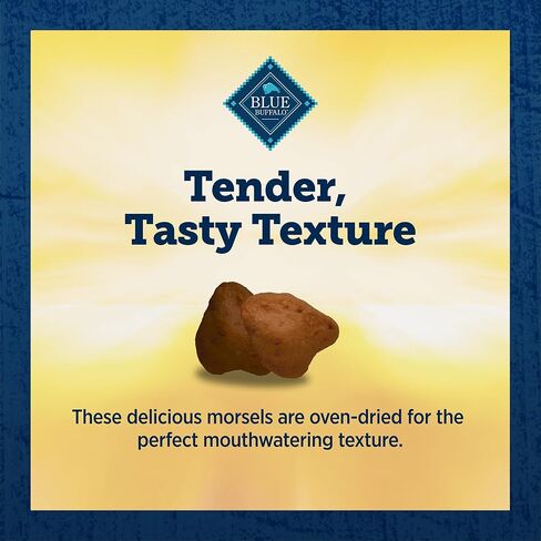 Blue Buffalo True Chews Premium Morsels Dog Treats, Made in The USA with Natural Ingredients, Steak, 10-oz Bag in Saudi Arabia