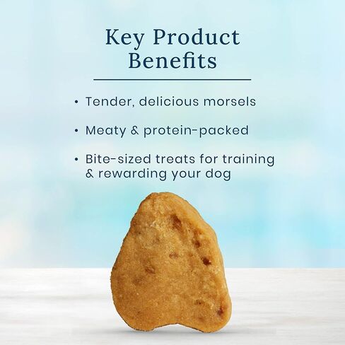 Blue Buffalo True Chews Premium Morsels Dog Treats, Made in The USA with Natural Ingredients, Steak, 10-oz Bag in Kuwait