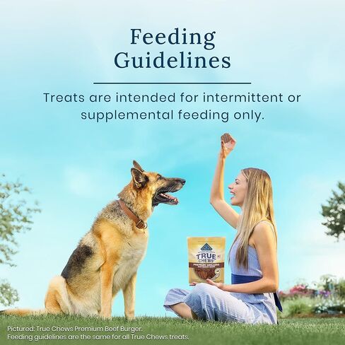 Blue Buffalo True Chews Premium Morsels Dog Treats, Made in The USA with Natural Ingredients, Steak, 10-oz Bag in Kuwait