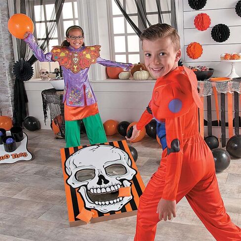 Large Halloween Skull Bean Bag Toss Game (Includes 6 Bags) Halloween Party in Kuwait