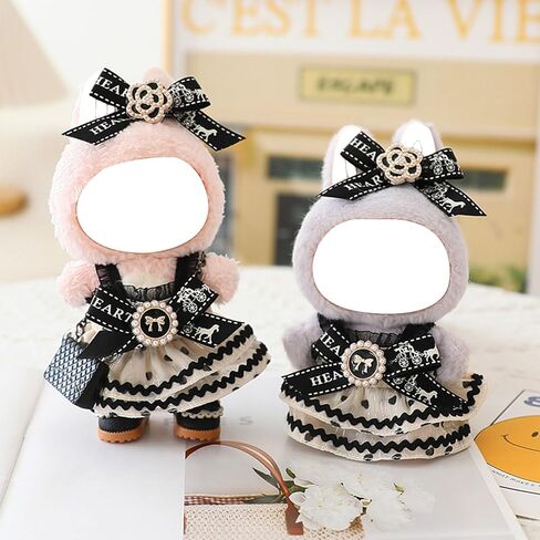 17cm Doll Clothes Set, Outfit Set for 6.7inch Doll,High-End Fashion Dolls Clothes Accessories Dress Up(No Dolls) in Saudi Arabia