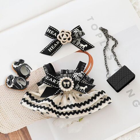 17cm Doll Clothes Set, Outfit Set for 6.7inch Doll,High-End Fashion Dolls Clothes Accessories Dress Up(No Dolls) in Saudi Arabia