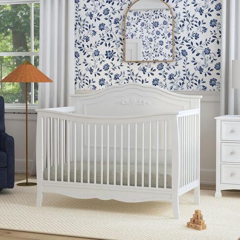 DaVinci Fiona 4-in-1 Convertible Crib in White, Greenguard Gold Certified in Saudi Arabia