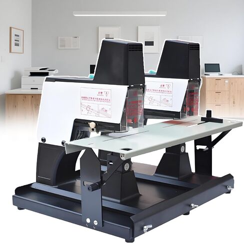 Heavy Duty Automatic Electric Stapler w/Foot Pedal - 44cm Extended Workbench & 9-Stage Adjustment | Universal Staples 23/6 23/8,24/6, 24/8 doublehead in Saudi Arabia