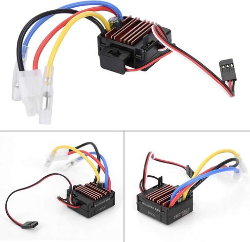 ACOUTO 60A RC وحدة تحكم إلكترونية للسرعة الإلكترونية لمكافحة التحكم عن بُعد مكون CAR CAR MODEL BRUSHLINGES ESC 1060 in Kuwait
