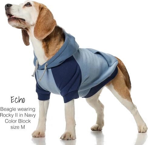 Rocky II - The Extra Comfy Hoodie, Organic Cotton and Recycled Poly Dog Hoodie Pet Coat Sweater for Small, Medium, Large Dogs​​, Pink Chesterfield Plaid, X-Small in Saudi Arabia