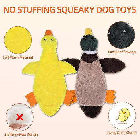Pawchie Halloween speceaky Dog Toys 2 pcs للكلاب الصغيرة المتوسطة ، لا حشو لعبة جرو جرو ، ألعاب زخارف ناعمة ألعاب مضغ تفاعلية خالية من الفوضى للملل المثالي ، الهيكل العظمي والمومياء in Kuwait