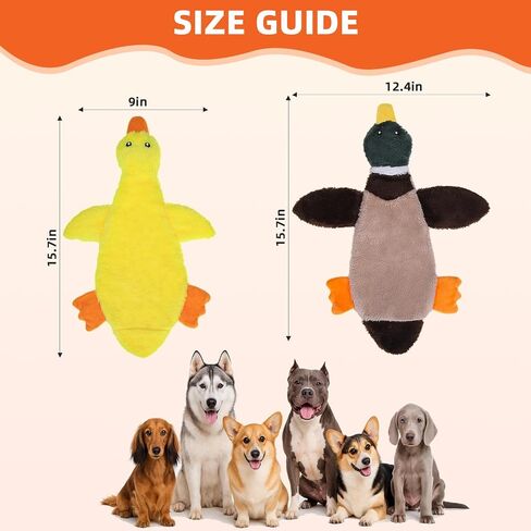 Pawchie Halloween speceaky Dog Toys 2 pcs للكلاب الصغيرة المتوسطة ، لا حشو لعبة جرو جرو ، ألعاب زخارف ناعمة ألعاب مضغ تفاعلية خالية من الفوضى للملل المثالي ، الهيكل العظمي والمومياء in Kuwait
