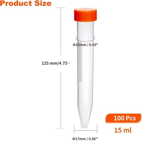 أنابيب الطرد المركزي الدقيقة 2 مل 1000 قطعة، أنابيب الطرد المركزي مع غطاء مرفق، حاوية قوارير زجاجات صغيرة مستديرة شفافة للطرد المركزي للمختبر، أنابيب بلاستيكية للمختبر، [2 مل، عبوتين كيس، 1000 قطعة] in Kuwait