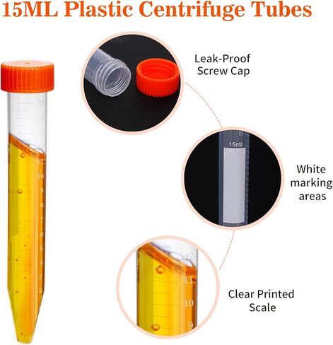 أنابيب الطرد المركزي الدقيقة 2 مل 1000 قطعة، أنابيب الطرد المركزي مع غطاء مرفق، حاوية قوارير زجاجات صغيرة مستديرة شفافة للطرد المركزي للمختبر، أنابيب بلاستيكية للمختبر، [2 مل، عبوتين كيس، 1000 قطعة] in Kuwait