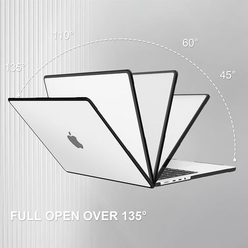AKIT Compatible with MacBook Pro 14 inch Case 2025-2021 M4 M3 M2 M1 Pro Max A3112 A3185 A3401 A2918 A2992 A2779 A2442, [Anti-Cracking] Hard Shell Laptop Case&Keyboard Cover&Screen Protector, Pink in Kuwait