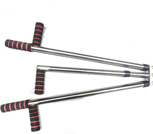 DOMINTY 3 Bar Leg Stretcher Leg Split Extension Device Iron Leg Support Yoga Exercise Martial Arts Gym Flexibility Stretching Machine Stretching Equipment Martial Arts Stretch Yoga Gym, Silver in Saudi Arabia