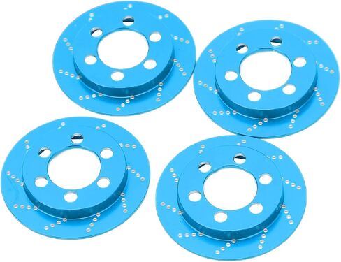 RC Car Adapter Disc, RC 4PCS Brake Disc for 1.9 Inch Wheel, Easy to Install for SCX10 90046 Axial, Improve the Appearance of the Car (Blue) in Kuwait